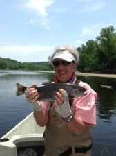 Joan with fish 052114